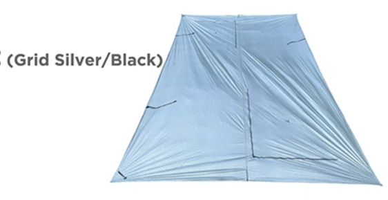 WA Fly Sheet(Grid Silver/Black)